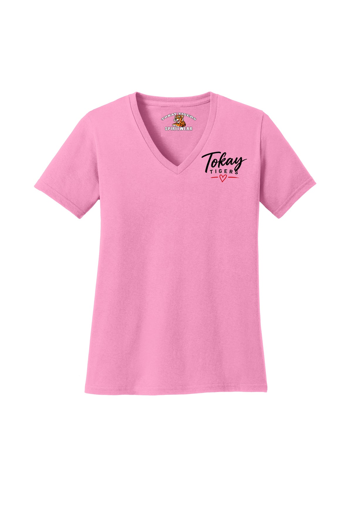 Ladies Candy PINK V-Neck