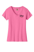 Ladies PINK V-Neck