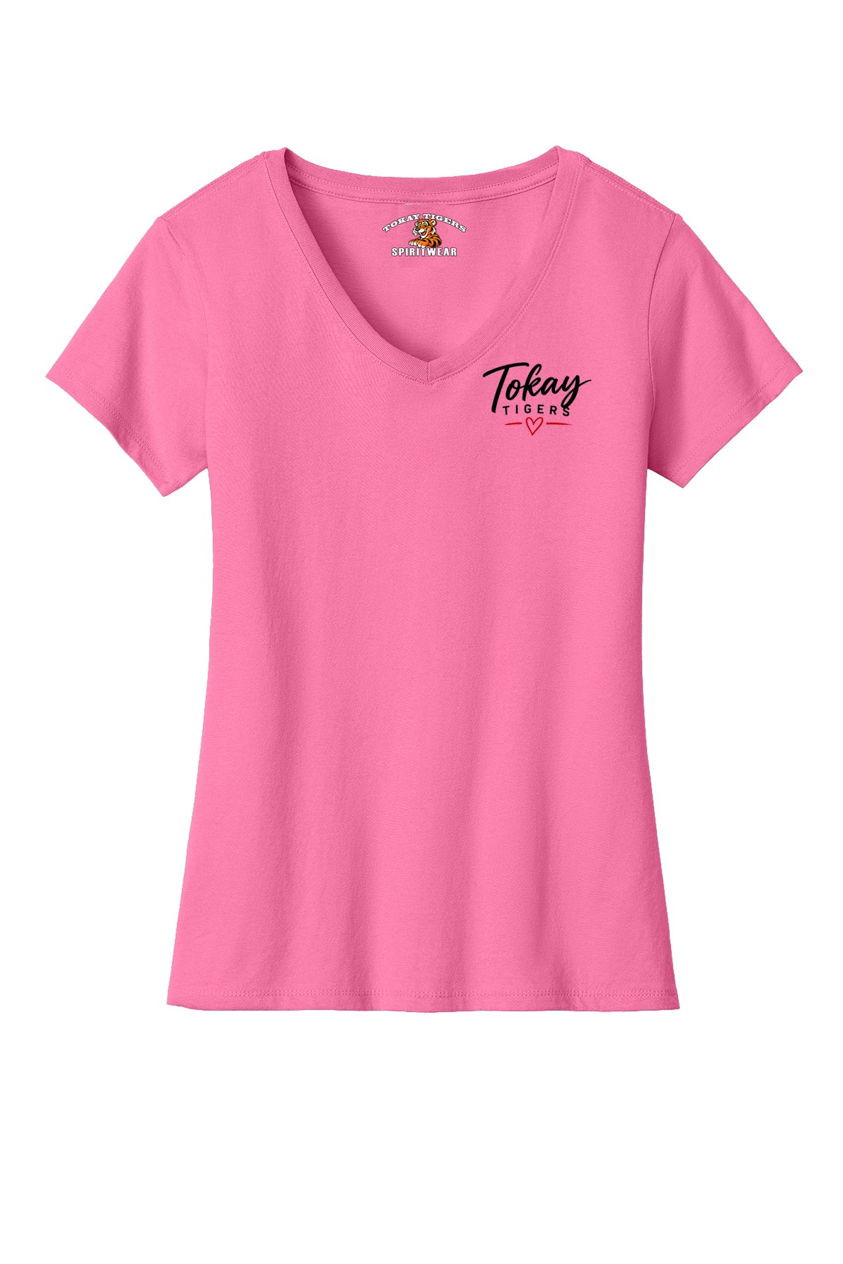 Ladies PINK V-Neck